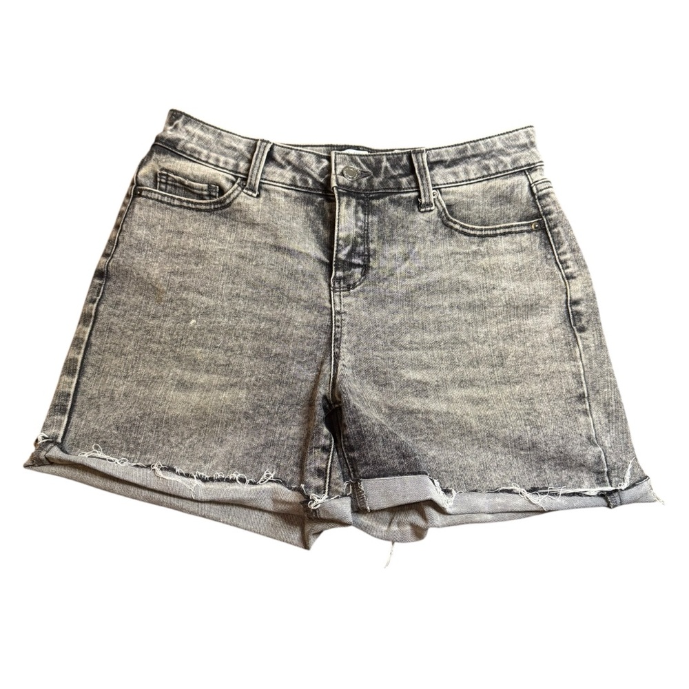 Women's Gray Denim Shorts